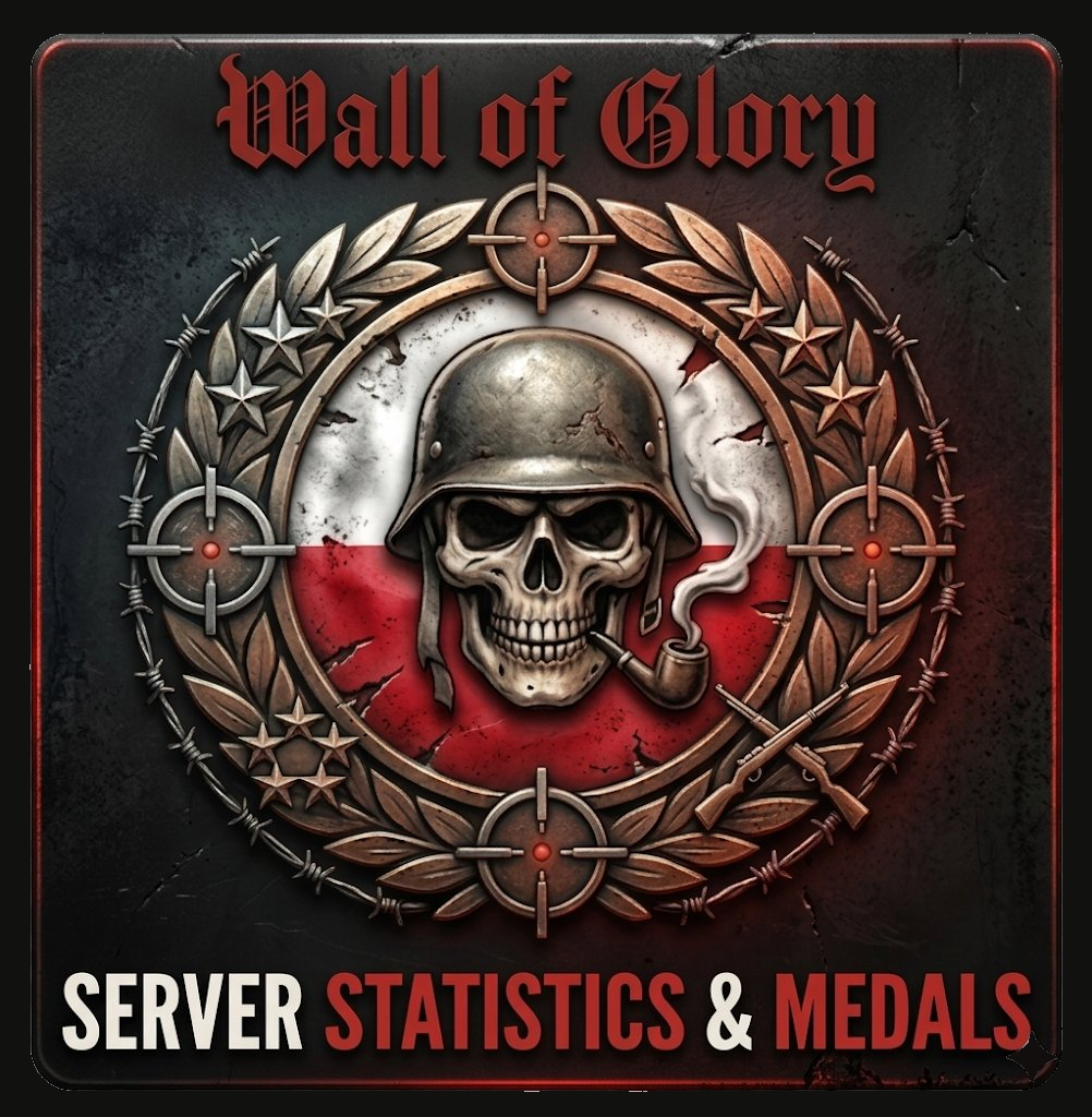 Wall of Glory - Server Statistics & Medals